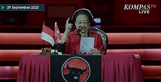 Dalam Rakernas IV PDIP ,Megawati Soekarno Putri  Ingatkan Kadernya Tak Gentar Hadapi Kepungan Manuver Politik