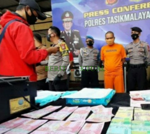 Polisi Tangkap Penjual Es Krim Keliling Yang Juga Pembuat dan Pengedar Uang Palsu 